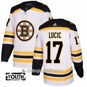 Barn Ishockey Boston Bruins Tröja Milan Lucic 17 Adidas 2017-2018 Vit Authentic